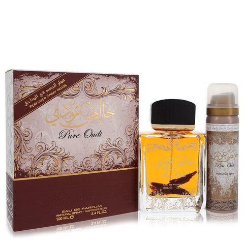 Lattafa Pure Oudi Perfume By Lattafa Eau De Parfum Spray Plus 1.7 oz Deodorant For Women