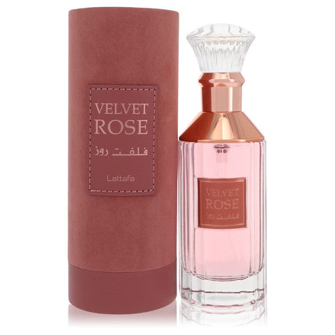 Lattafa Velvet Rose Perfume By Lattafa Eau De Parfum Spray (Unisex) For Women