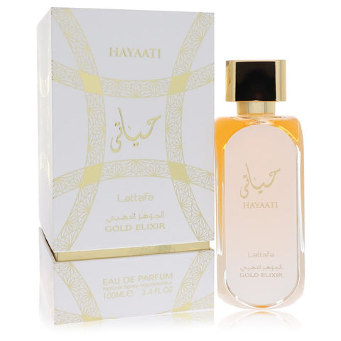 Lattafa Hayaati Gold Elixir Perfume By Lattafa Eau De Parfum Spray (Unisex) For Women
