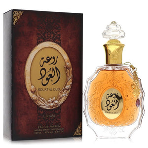 Lattafa Rouat Al Oud Cologne By Lattafa Eau De Parfum Spray (Unisex) For Men