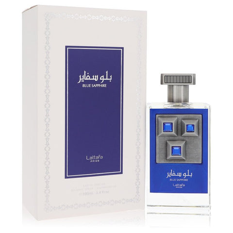 Lattafa Pride Blue Sapphire Cologne By Lattafa Eau De Parfum Spray (Unisex) For Men