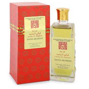 Layali El Rashid Perfume By Swiss Arabian Concentrated Perfume Oil Free From Alcohol (Unisex) For Women