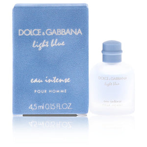 Light Blue Eau Intense Cologne By Dolce & Gabbana Mini EDP For Men