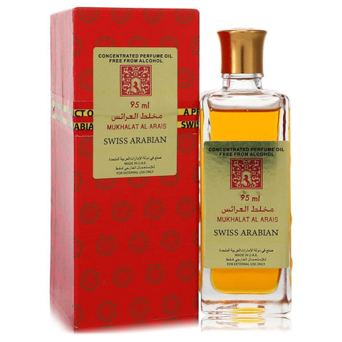 Mukhalat Al Arais Cologne By Swiss Arabian Concentrated Perfume Oil Free From Alcohol (Unisex) For Men