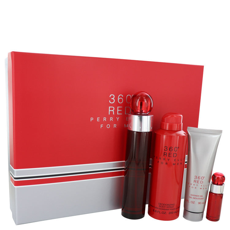 Perry Ellis 360 Red Cologne By Perry Ellis Gift Set For Men