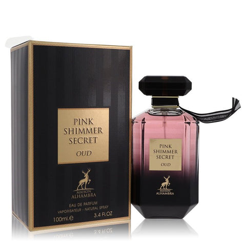 Pink Shimmer Secret Oud Perfume By Maison Alhambra Eau De Parfum Spray (Unisex) For Women