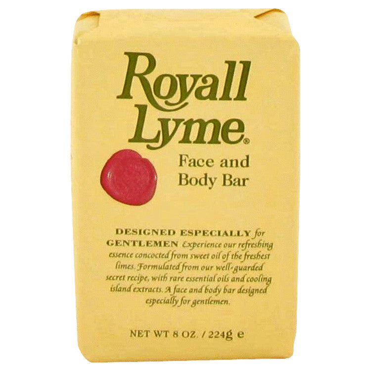Royall Lyme Cologne By Royall Fragrances Face and Body Bar Soap For Men