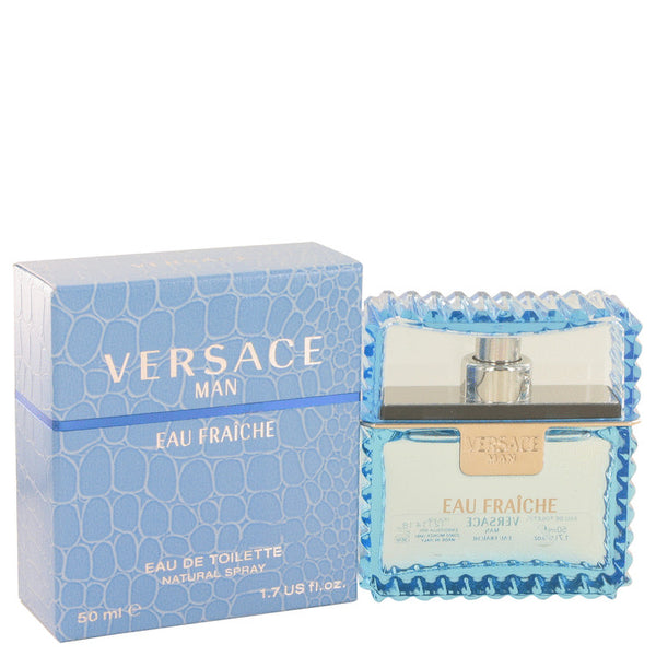 Versace Man Cologne By Versace Eau Fraiche Eau De Toilette Spray (Blue) For Men