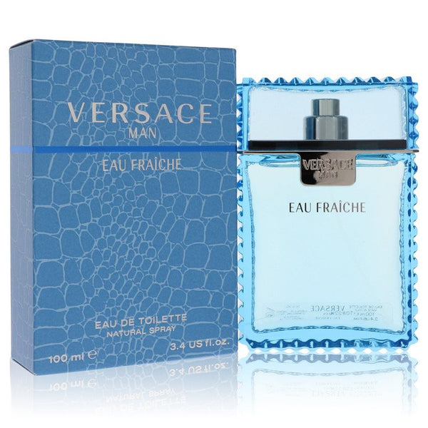 Versace Man Cologne By Versace Eau Fraiche Eau De Toilette Spray (Blue) For Men