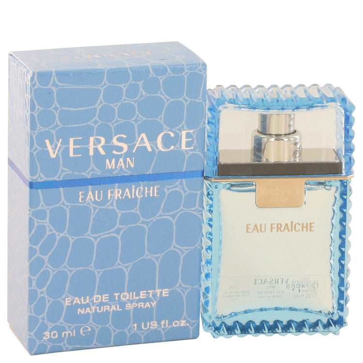 Versace Man Cologne By Versace Eau Fraiche Eau De Toilette Spray (Blue) For Men