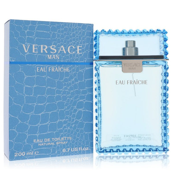 Versace Man Cologne By Versace Eau Fraiche Eau De Toilette Spray (Blue) For Men