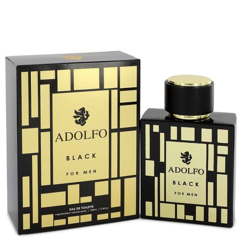 Adolfo Black Cologne By Adolfo Eau De Toilette Spray For Men