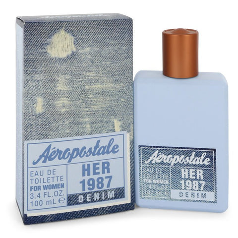 Aeropastale Her 1987 Denim Perfume By Aeropostale Eau De Toilette Spray For Women