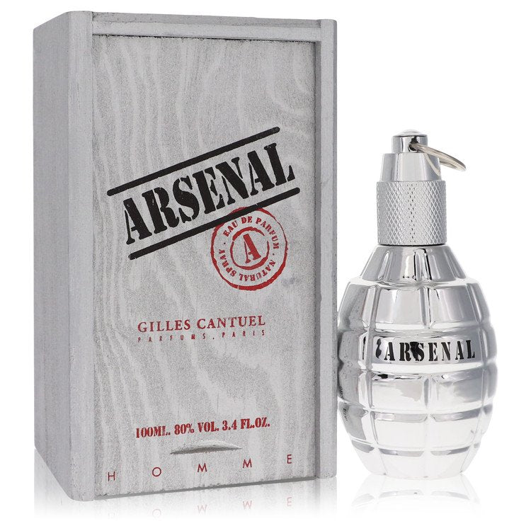 Arsenal Platinum Cologne By Gilles Cantuel Eau De Parfum Spray For Men