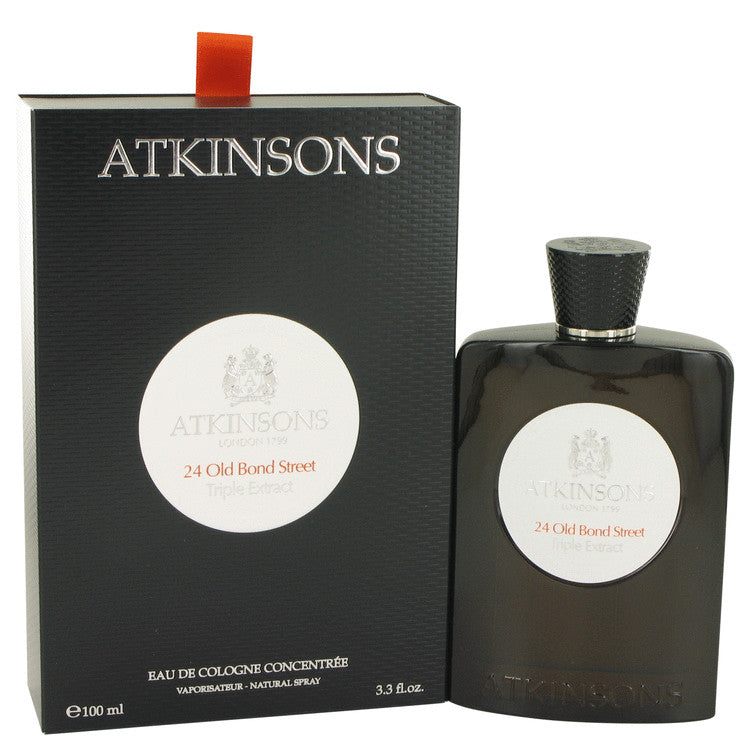 24 Old Bond Street Triple Extract Cologne By Atkinsons Eau De Cologne Concentree Spray For Men