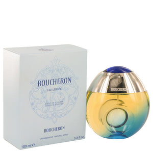Boucheron Eau Legere Perfume By Boucheron Eau De Toilette Spray (Blue Bottle, Bergamote, Genet, Narcisse, Musc) For Women