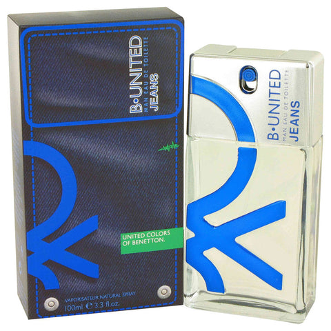 B United Jeans Cologne By Benetton Eau De Toilette Spray For Men