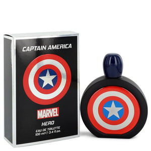 Captain America Hero Cologne By Marvel Eau De Toilette Spray For Men