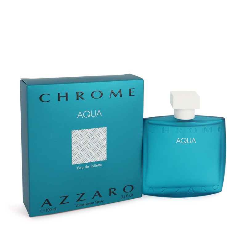 Chrome Aqua Cologne By Azzaro Eau De Toilette Spray For Men
