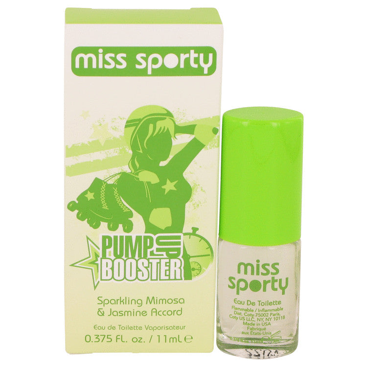 Miss Sporty Pump Up Booster Perfume By Coty Sparkling Mimosa & Jasmine Accord Eau De Toilette Spray For Women