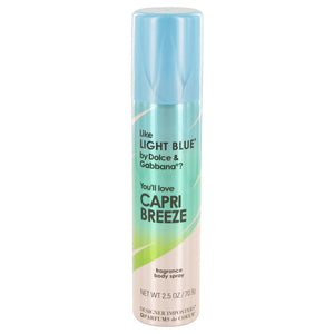 Designer Imposters Capri Breeze Perfume By Parfums De Coeur Body Spray For Women
