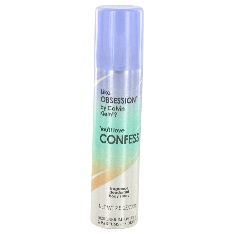 Designer Imposters Confess Perfume By Parfums De Coeur Deodorant Body Spray For Women