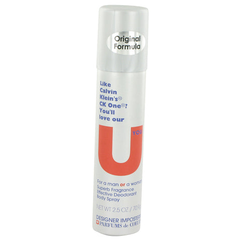 Designer Imposters U You Perfume By Parfums De Coeur Deodorant Body Spray (Unisex) For Women