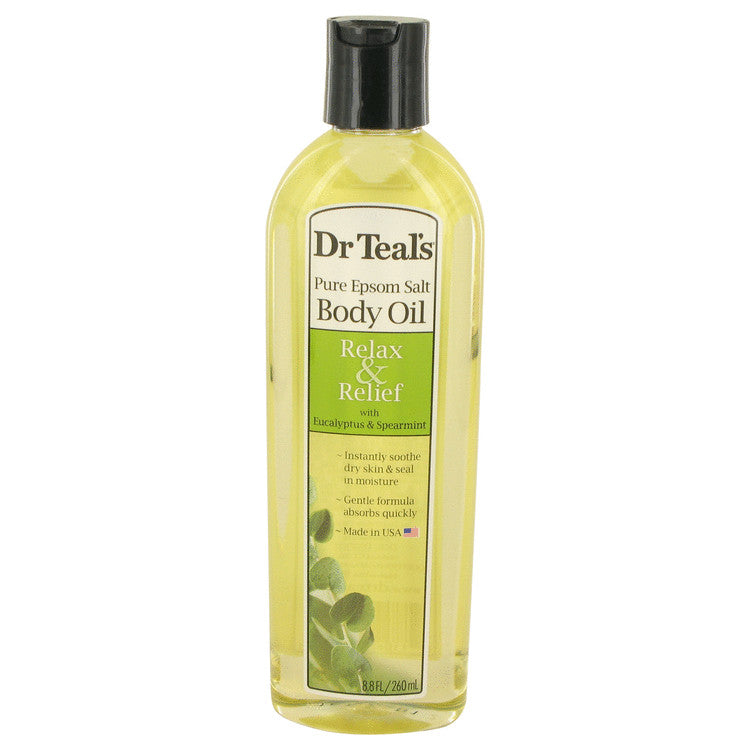 Dr Teal's Bath Additive Eucalyptus Oil Perfume By Dr Teal's Pure Epson Salt Body Oil Relax & Relief with Eucalyptus & Spearmint For Women