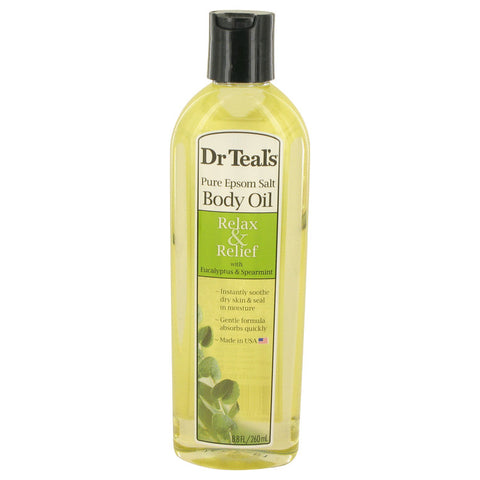 Dr Teal's Bath Additive Eucalyptus Oil Perfume By Dr Teal's Pure Epson Salt Body Oil Relax & Relief with Eucalyptus & Spearmint For Women