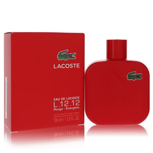Lacoste Eau De Lacoste L.12.12 Rouge Cologne By Lacoste Eau De Toilette Spray For Men