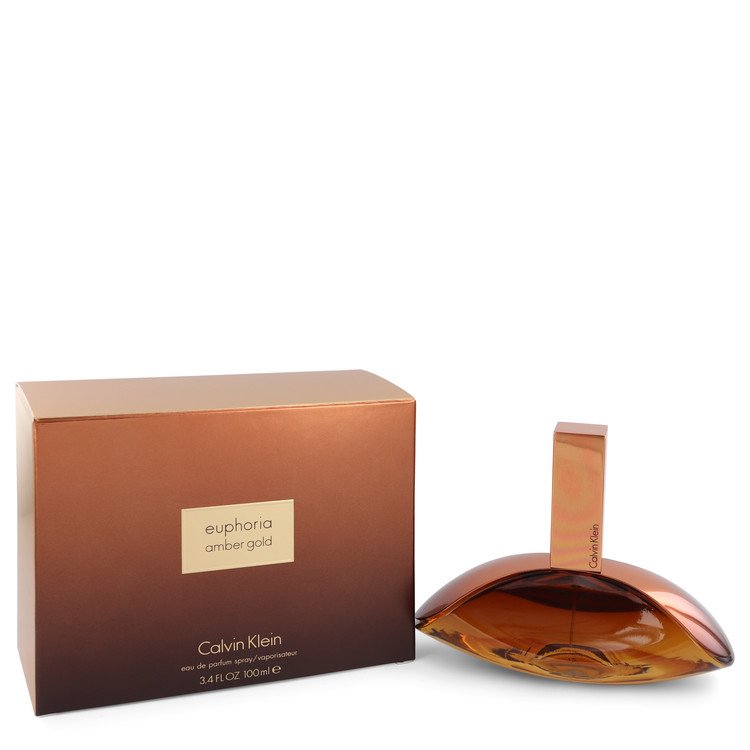 Euphoria Amber Gold Perfume By Calvin Klein Eau De Parfum Spray For Women