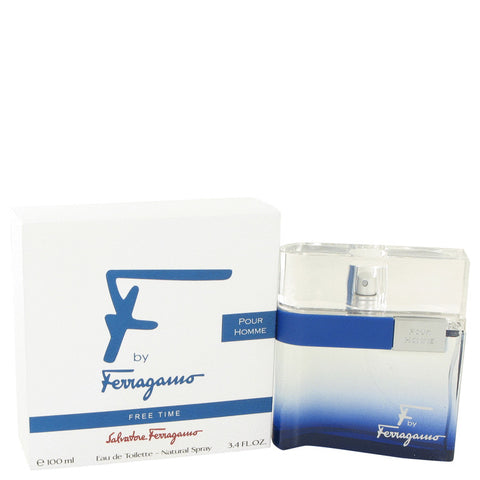 F Free Time Cologne By Salvatore Ferragamo Eau De Toilette Spray For Men
