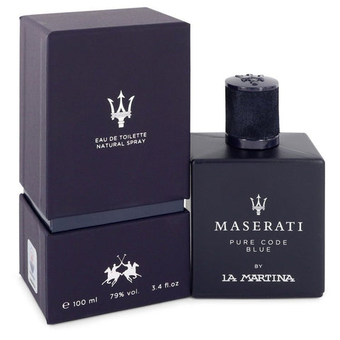 Maserati Pure Code Blue Cologne By La Martina Eau De Toilette Spray For Men