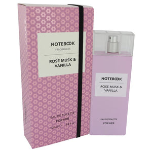 Notebook Rose Musk & Vanilla Perfume By Selectiva SPA Eau De Toilette Spray For Women