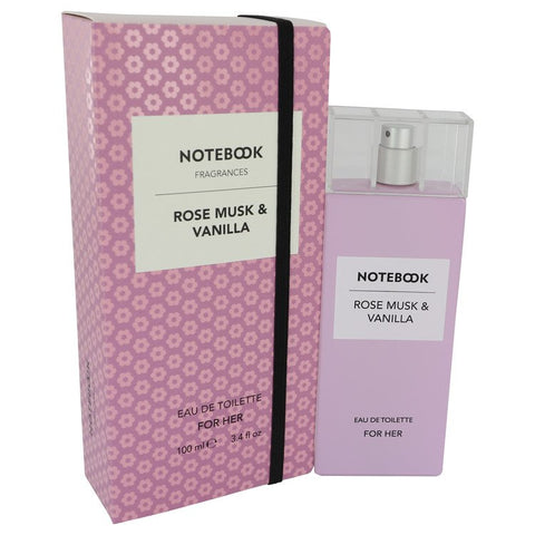 Notebook Rose Musk & Vanilla Perfume By Selectiva SPA Eau De Toilette Spray For Women