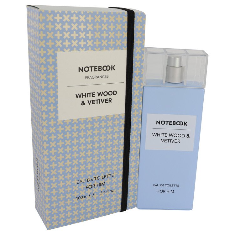 Notebook White Wood & Vetiver Cologne By Selectiva SPA Eau De Toilette Spray For Men