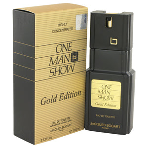 One Man Show Gold Cologne By Jacques Bogart Eau De Toilette Spray For Men