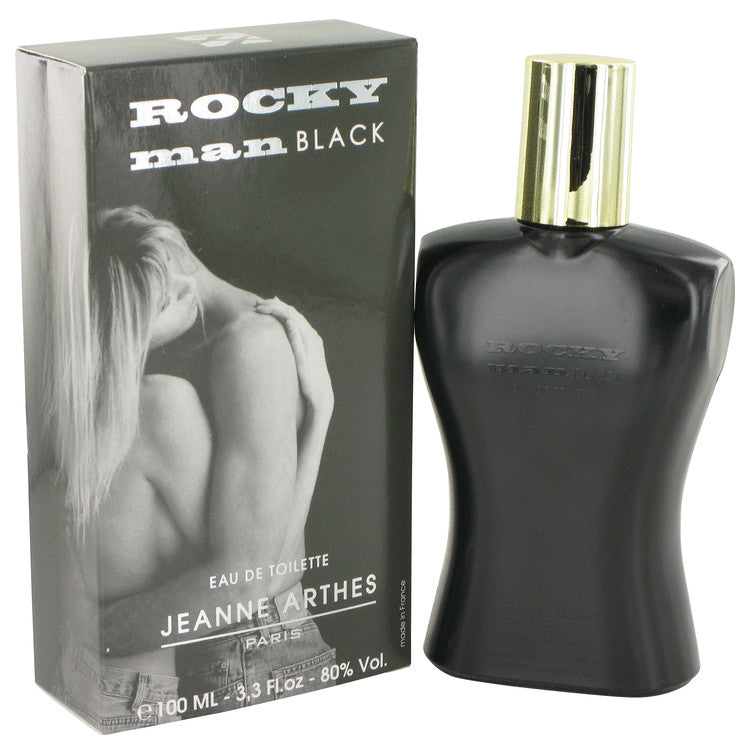 Rocky Man Black Cologne By Jeanne Arthes Eau De Toilette Spray For Men