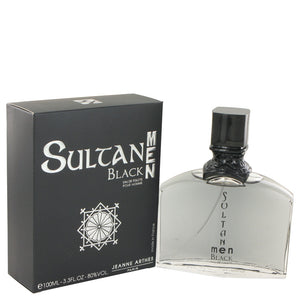 Sultan Black Cologne By Jeanne Arthes Eau De Toilette Spray For Men